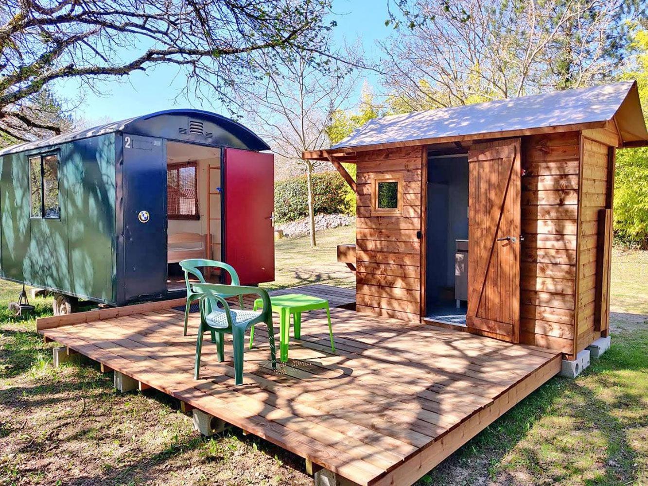 Camping La Vaugelette - Drome Montclar-sur-Gervanne Kültér fotó